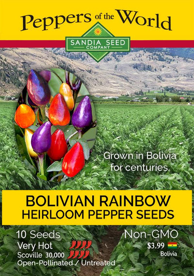 Bolivian Rainbow Pepper Seeds - Lucifer's House of Heat