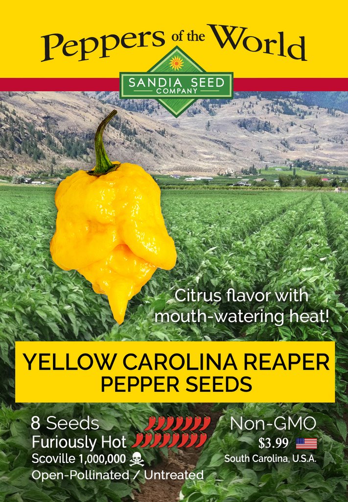 Carolina Reaper Yellow Seeds - Lucifer&
