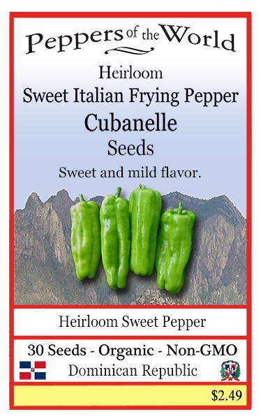 Cubanelle - Sweet Pepper Seeds - Lucifer's House of Heat