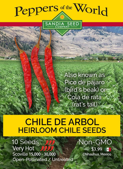 Chile de Arbol Seeds - Lucifer's House of Heat
