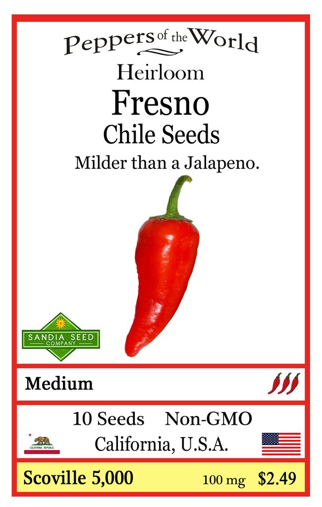 Fresno Pepper Seeds - Lucifer&