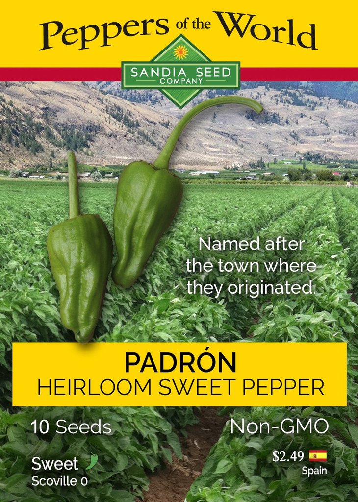 Padron - Sweet Spanish Heirloom Pepper Seeds - Lucifer&