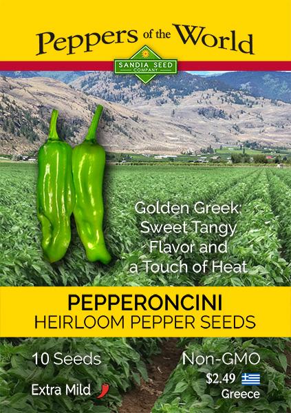 Pepperoncini Golden Greek Pepper Seeds - Lucifer&