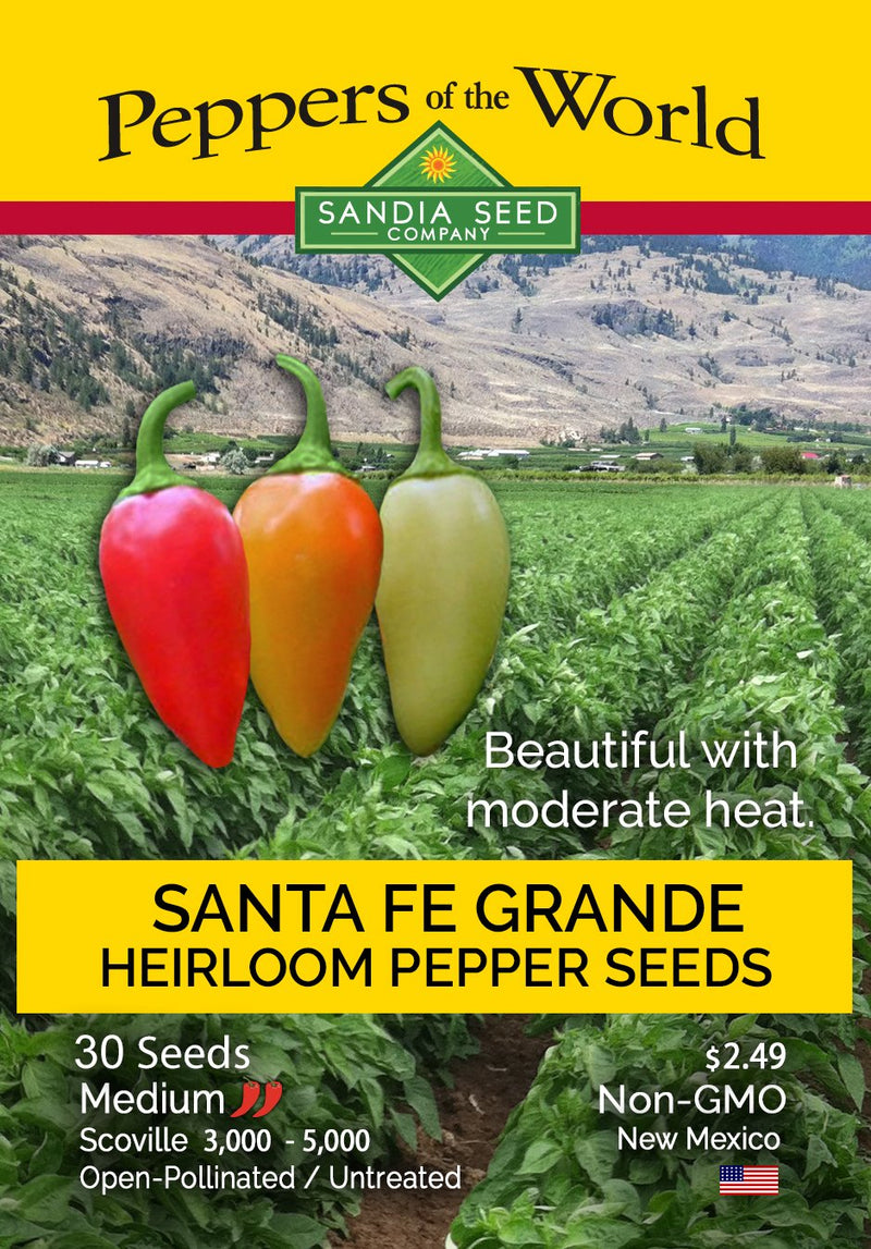 Santa Fe Grande Pepper Seeds - Lucifer&