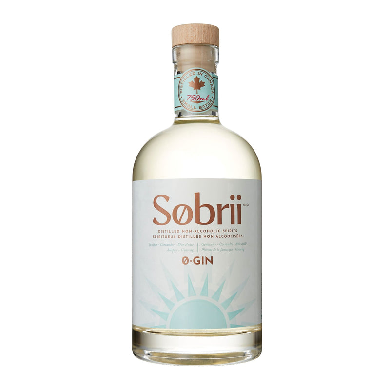 Sobrii Nonalcoholic 0-Gin (750ml) - Lucifer&