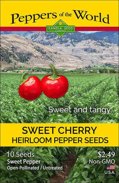 Sweet Red Cherry Pepper - Heirloom Seeds - Lucifer's House of Heat