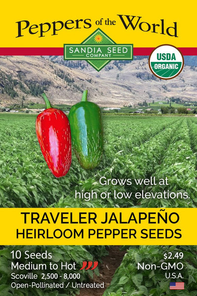 Jalapeño Traveler Seeds ORG - Lucifer's House of Heat