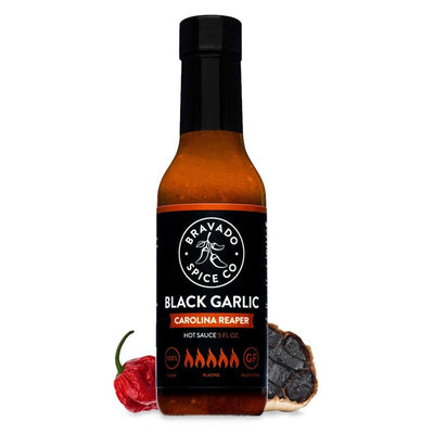 Bravado Black Garlic Carolina Reaper Hot Sauce - Lucifer's House of Heat