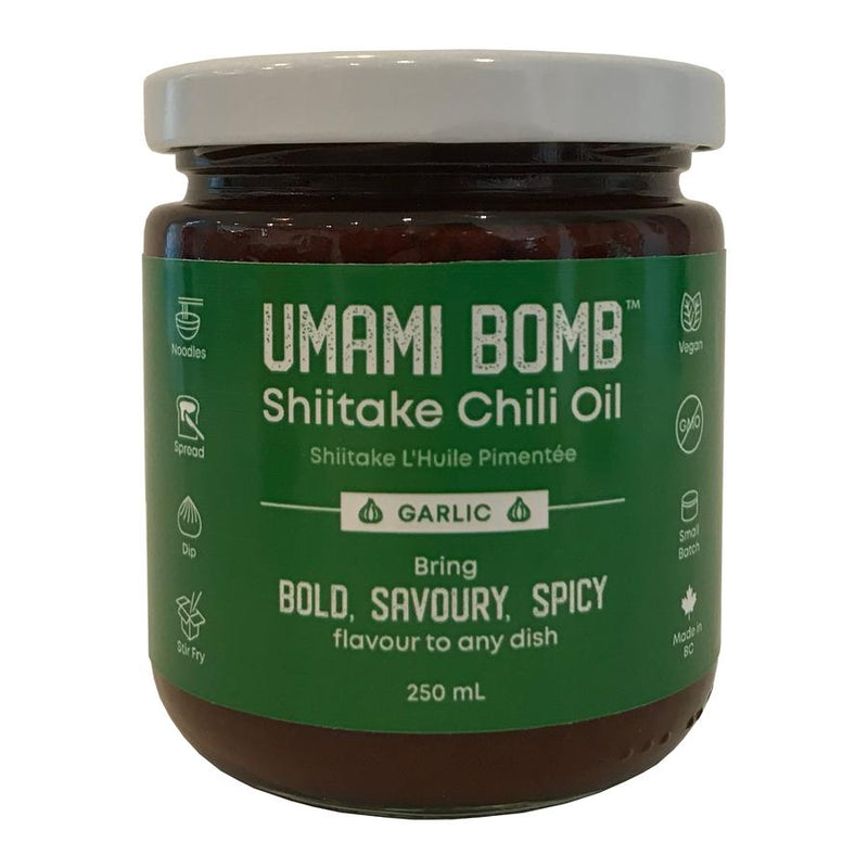 Umami Bomb Shiitake Chili Oil - Garlic - Lucifer&