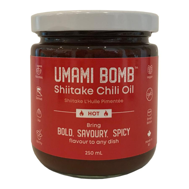 Umami Bomb Shiitake Chili Oil - Hot - Lucifer&