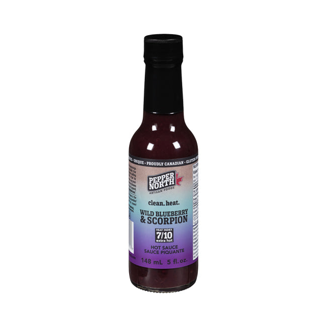 Pepper North Wild Blueberry & Scorpion Hot Sauce (aka Blueberry Plague) - Lucifer&